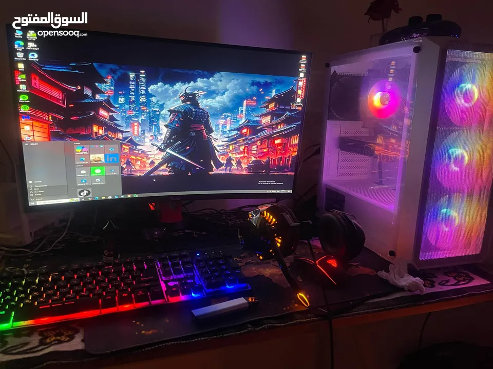 كرت شاشة1660ti Ram:32 Ssd:1000
