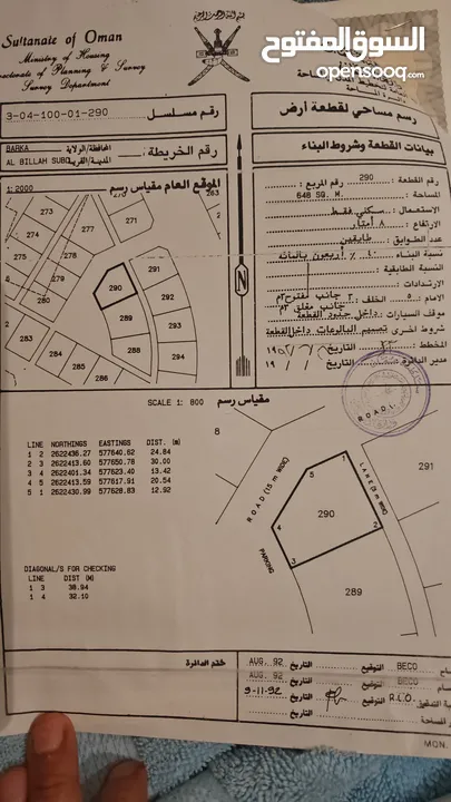 أرض سكنية_مباشرة_البلة_المريغات