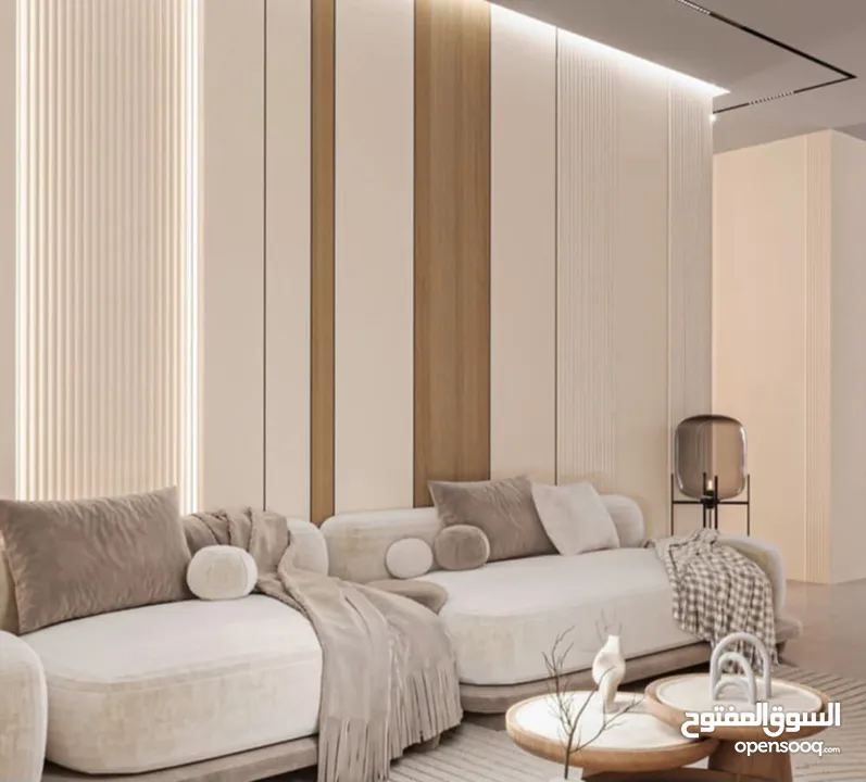 جميع انواع الديكورات والتصميم الداخلي واعمال العزل والبولخ