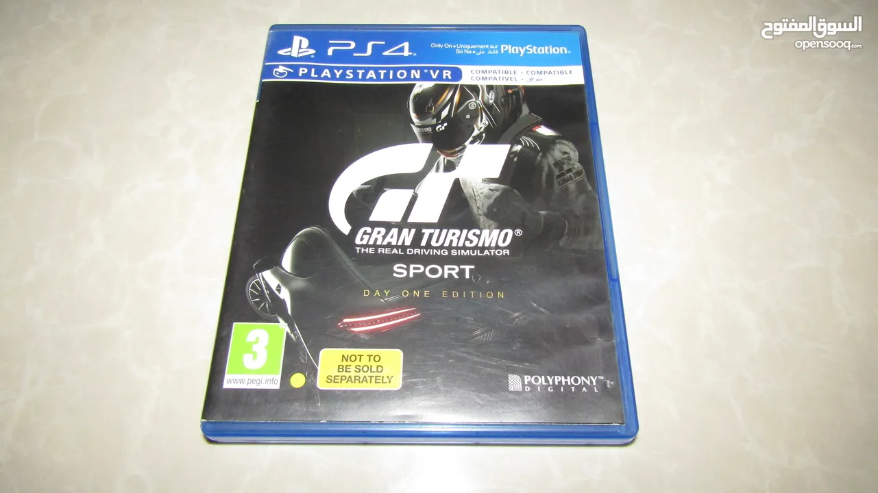 قرص لعبة gran turismo sport: day one edition