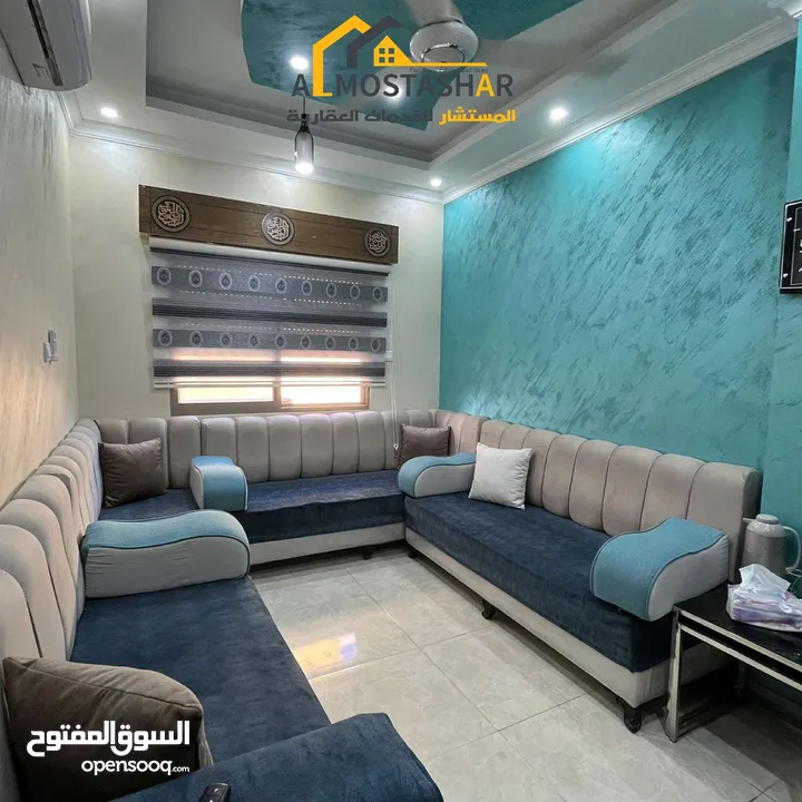 شقة مميزة للبيع في السادسة طابق اول هندسي 102 متر شارع عريض