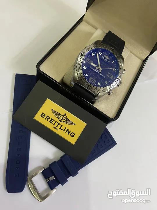 ساعة Breitling digital,A++ بحالة الوكالة