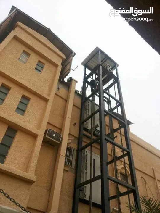 مصاعد صناعية منزلية أمنة
