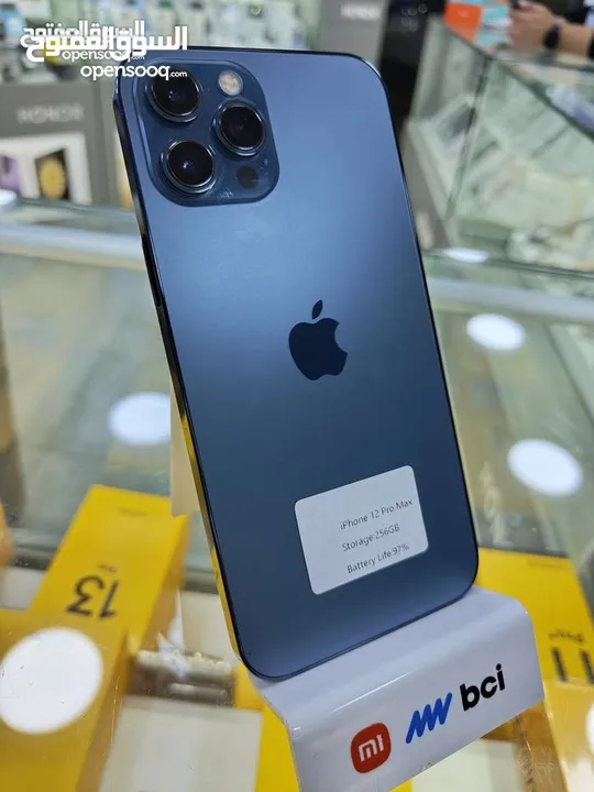 IPHONE 12 PRO MAX ( 256GB ) USED /// ايفون 12 برو ماكس ذاكرة 256 مستعمل وكاله