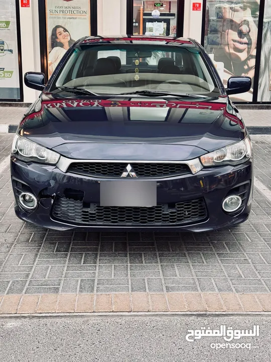 Mitsubishi Lancer Fortis 2015   Navy Blue Excellent Condition   Family Used Car