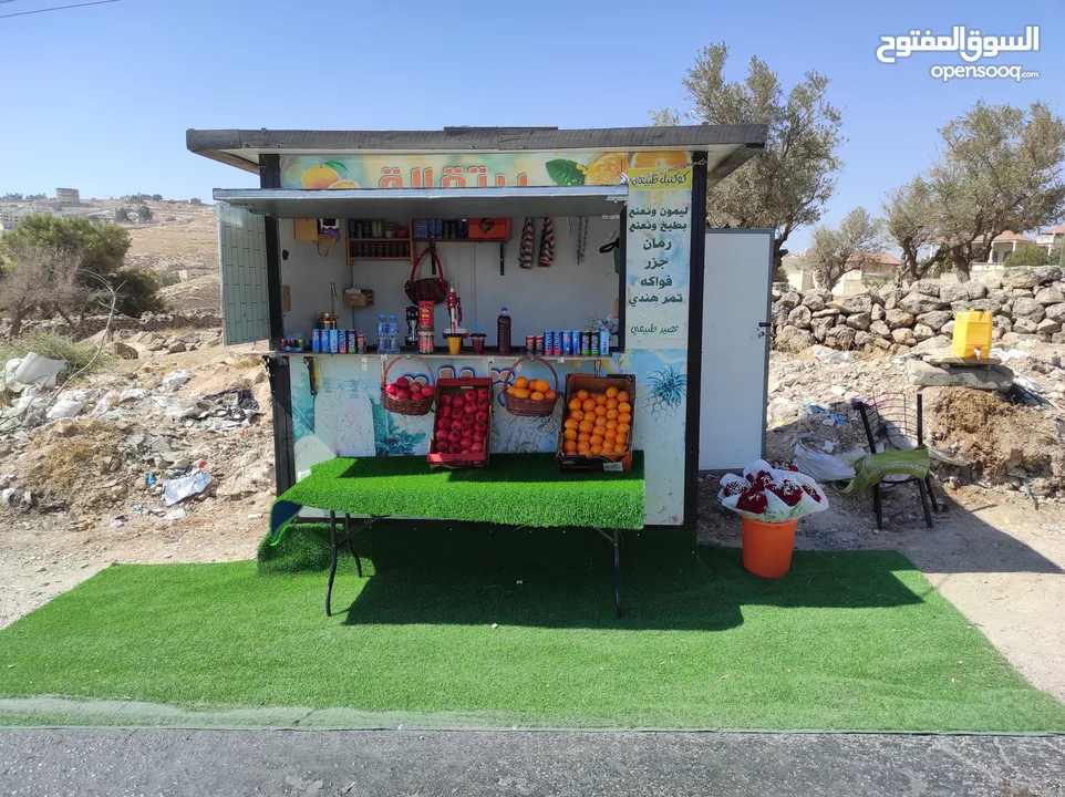 كشك للايجار  500 في الشهر