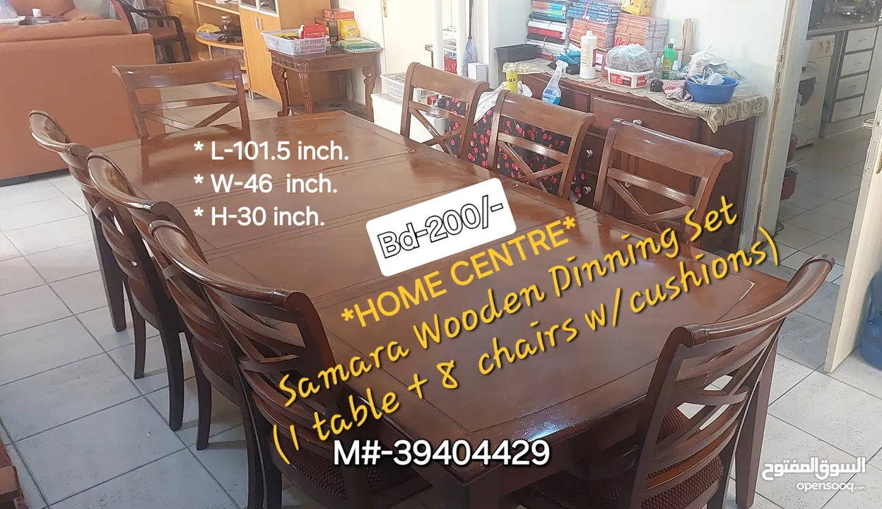 *Home Center Furnitures* Dinning area furnitures for Sale - Guful Area