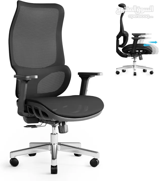 ergonomic chair كرسي مكتب طبي شبك كامل مريح جدا للديسك والساعات الطويلة مع دعم للظهر /كرسي مدير موظف