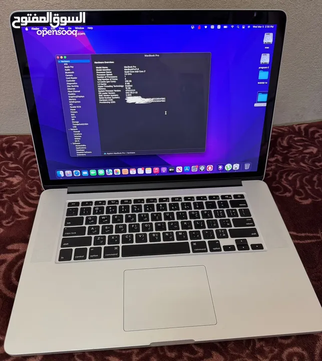 MacBook pro i7 ios and windows both in good price