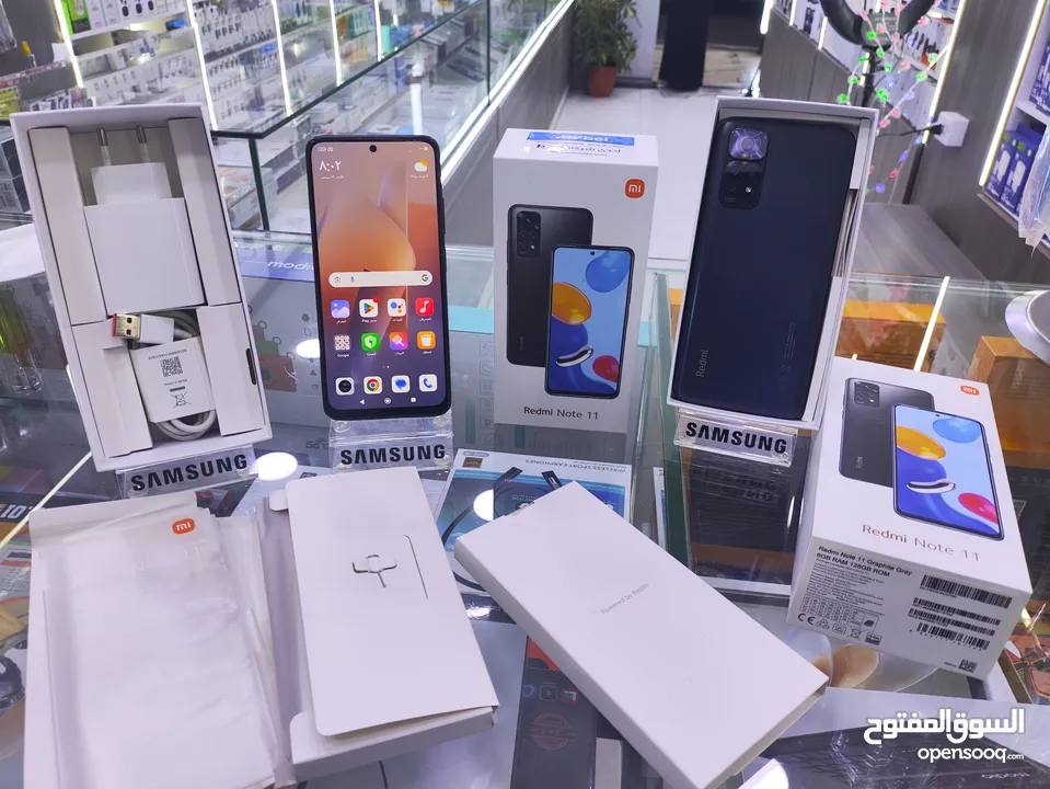 شاومي  NOTE 11  جيجا 128 رام 6 واضافة معه الكرتونه وكامل اغراضو الاصليات متوفر توصيل