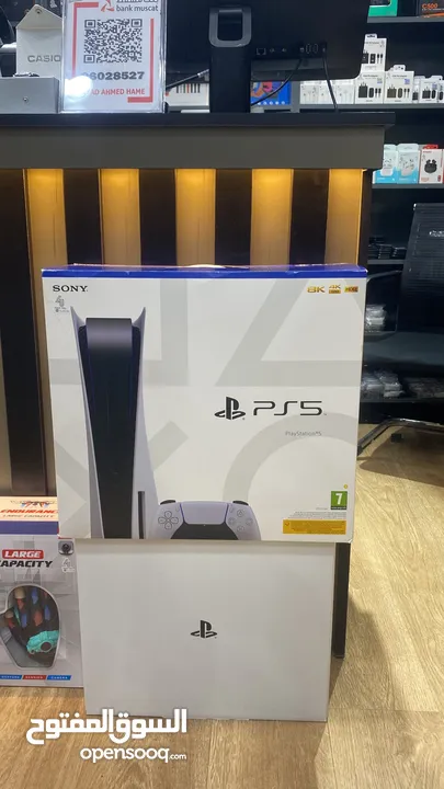 بلاستيشن ps5 & PS4 & X box مستعمل وجديد  ( موقع المحل نزوى / حي العين) شامل الضمان