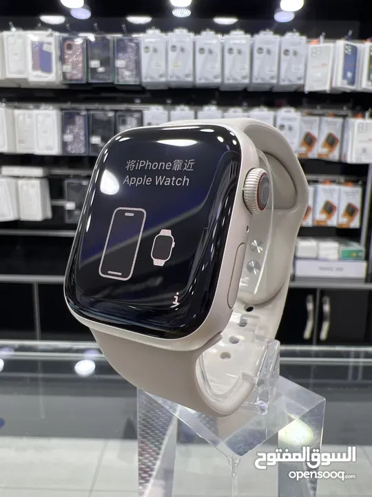 Apple Watch Series 8 (41mm) ساعة ايفون مستعملة الاصدار الثامن قياس 41مم بطارية 100٪؜