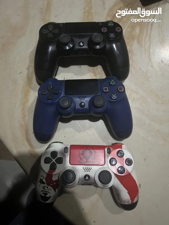 ايادي اصليةةة وكوبي بحالة الوكالة عالفحصص وكفالة شهر  للبيع ( متوفر عروض على الصيانه)Control ps4