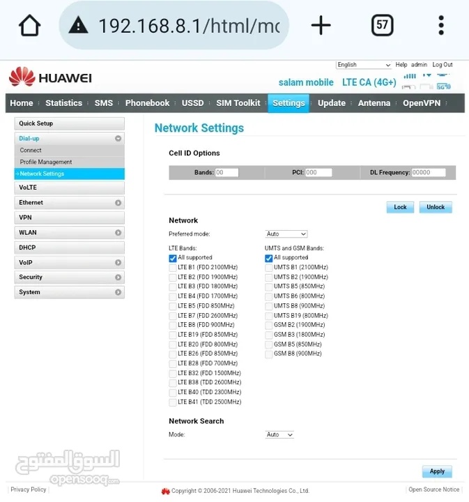 4G+ LTE B525s- 65 _ 300 mbps router