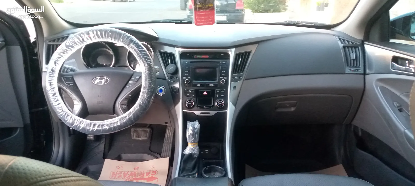 سوناتا  فحص كامل وارد امريكي 2400 cc  2015 اسود