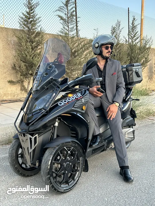 سكوتر كوادرو فل كامل 3 عجال 350cc للبدل او للبيع مع دفع الفرق