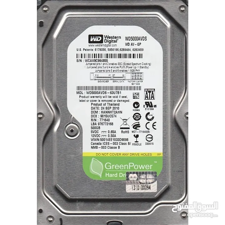 هارد داخلي هاردات عدد 3 نوع HDD 500 GB