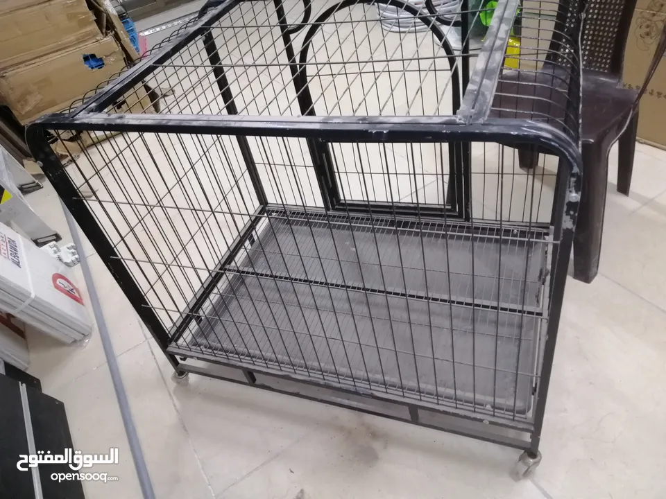 اقفاص حيوانات مستعمله باحجام مختلفه للبيع