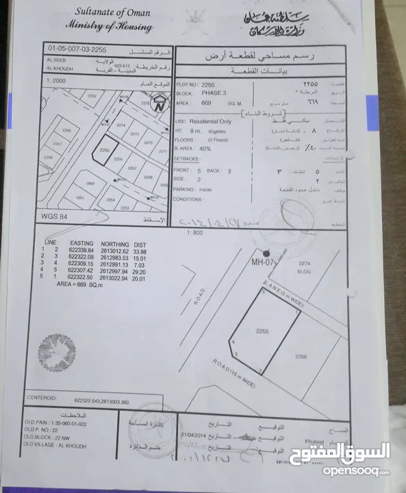 فرصة مبنى للبيع في الحي التجاري بالخوض