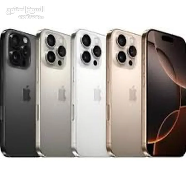Iphone 16 Pro Max // ايفون 16 برو ماكس جديد كفالة الشرق الاوسط جميع الالوان  افضل سعر