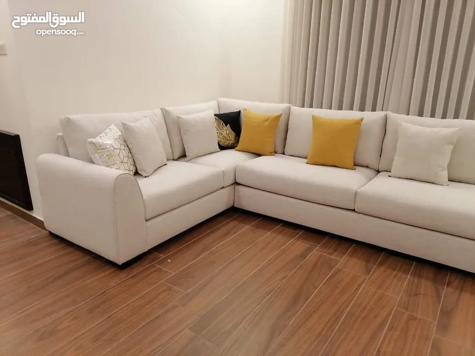 كورنرات أمريكي موديلات ايكيا بسعر الجملة فقط لدي مفروشات ماسة أسفنج دانلوب خشب سويد قماش تركي لينن