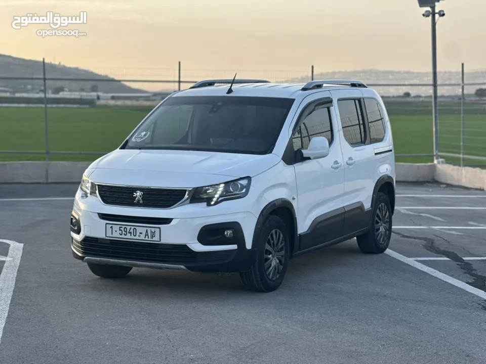 بيجو بارتنر اتوماتيك سبع ركاب ديزل 2019 برايفت اضافات مميزة الشكل الجديد