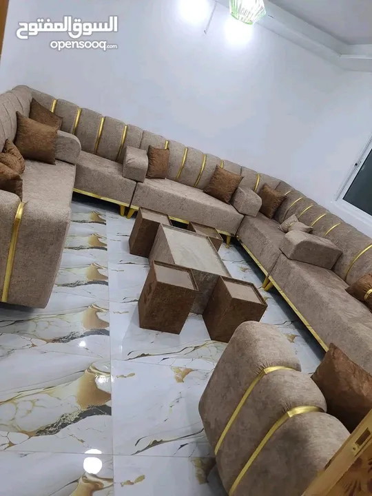 أقوا العروض جلسات خليجية أحدث الموديلات 17 مقعد مع طقم طربيزاط + مراكي + مخدات