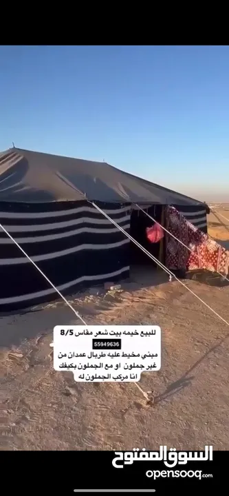 للبيع خيمة بيت شعر 8/5