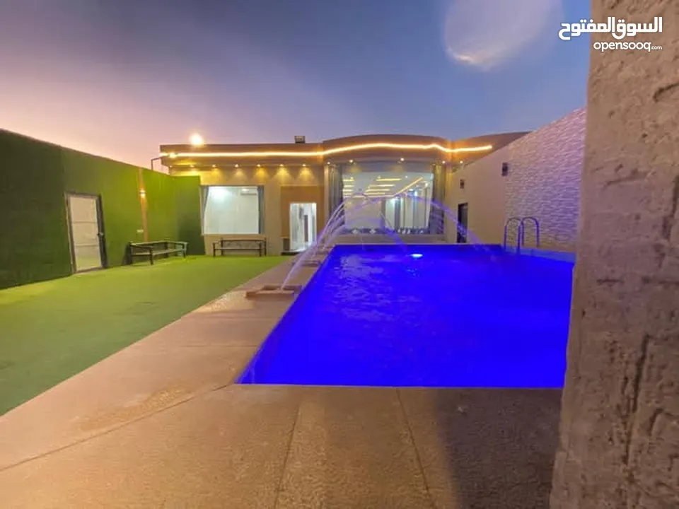 مزارع وشاليهات للايجار