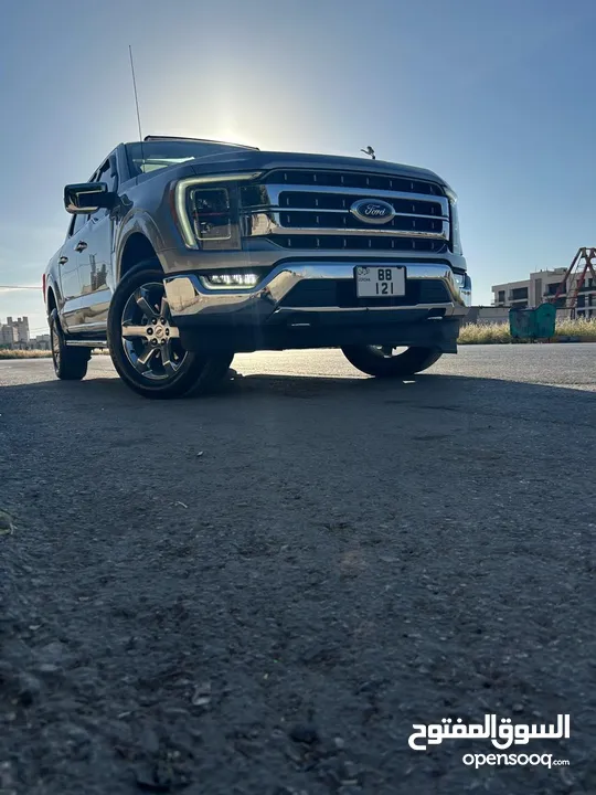 FORD F-150 2021 Lariat  Hybrid POWER-BOOST  فورد f150 بحال الوكاله- بدون الرقم