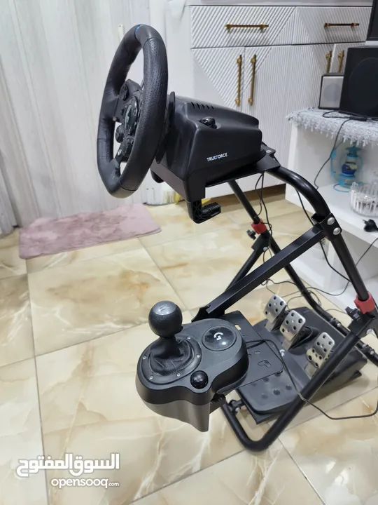 ستيرنج with gear and stand logetic 923   لوجيتيك مع قاعدة وغيار وتحويلة الوصلة USB