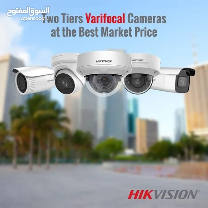 كاميرات مراقبة 2 ميجا بكسل ملون 24 ساعة 4 كاميرات مكفولة 2 سنة HIKVISION 2MP Colorful Bullet Camera
