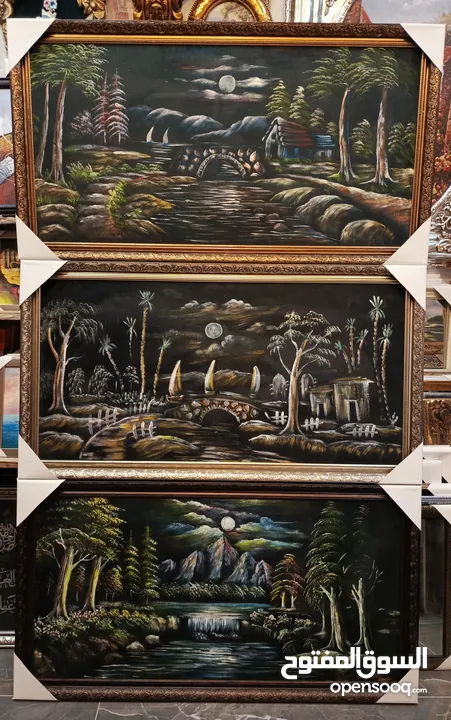 براويز وتعليقات وحائط بأقل الاسعار لوحات رسم مرايا غرف سفرة وصالونات وجلوس وأدوات المنزلية يدويا