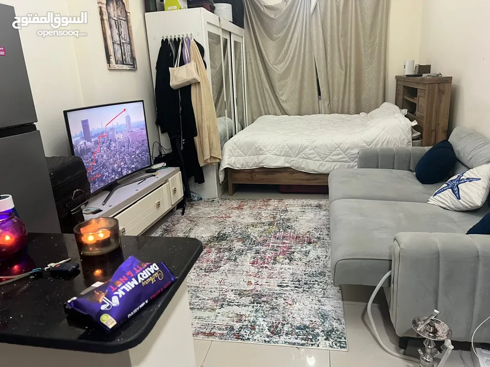 Fully furnished studio for rent in sports city