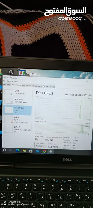 DELL LATITUDE i5-5300U جيل خامس فل كيبورد