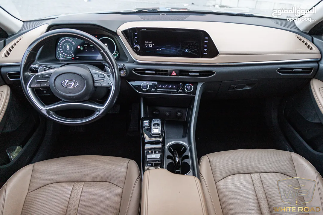 Hyundai Sonata 2022 Hybrid  يمكن التمويل بالتعاون مع المؤسسات المعتمدة لدى المعرض