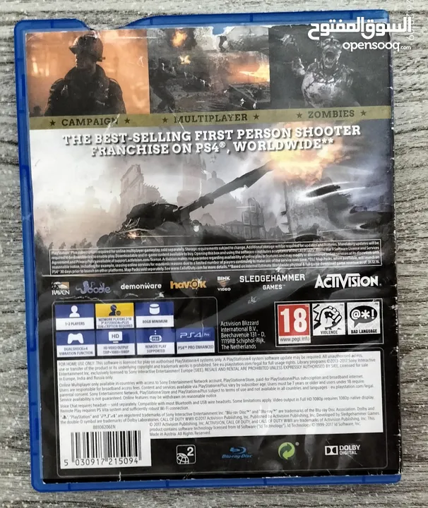 ww2 call of duty cd