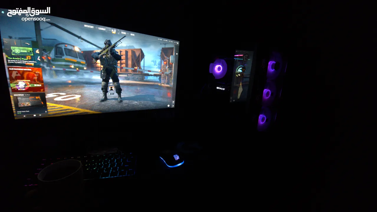 gaming RTX pc  كمبيوتر بمواصفات عالية