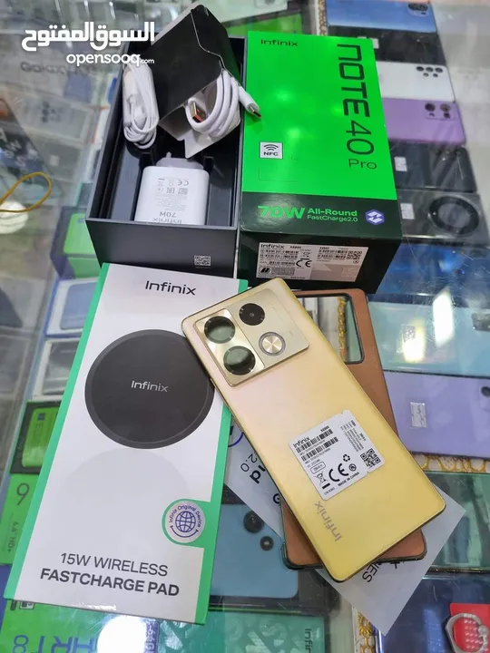 هدية بور بانك مستعمل اخو الجديد Not 40 pro رام 16 و 24 جيجا 256 أغراضة والكرتونه الأصلية متوفر توصيل