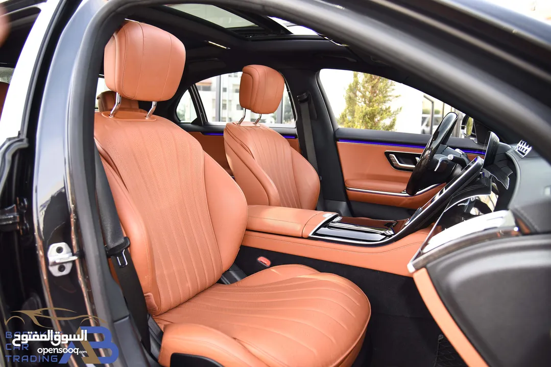 مرسيدس اس كلاس مايلد هايبرد وارد الوكالة 2022 Mercedes S450 4MATIC AMG Line Mild Hybrid
