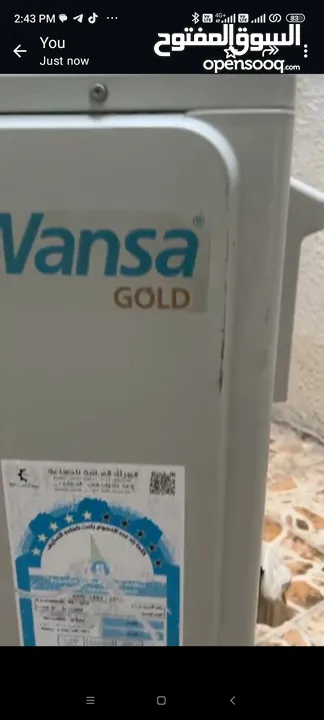 Wansa Gold Ac,with 5 years warranty,almost new only used one month