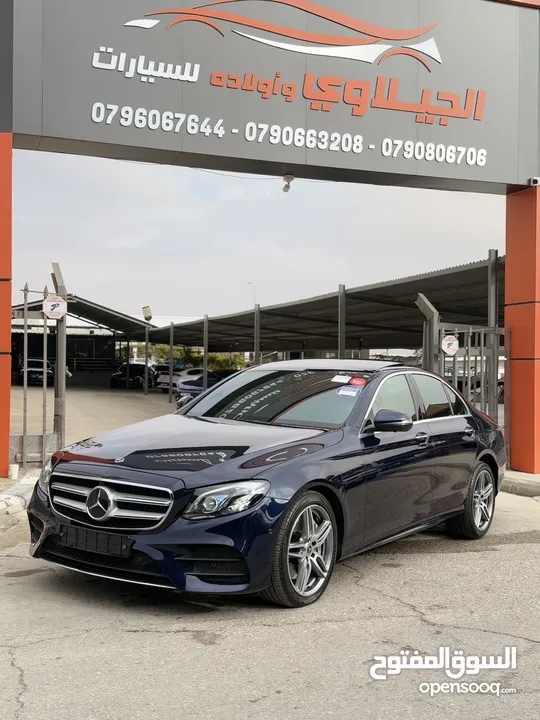 مرسيدس E350 AMG 2020 فحص كامل فل اضافات اعلى صنف بانوراما ممشى قليل لون كحلي