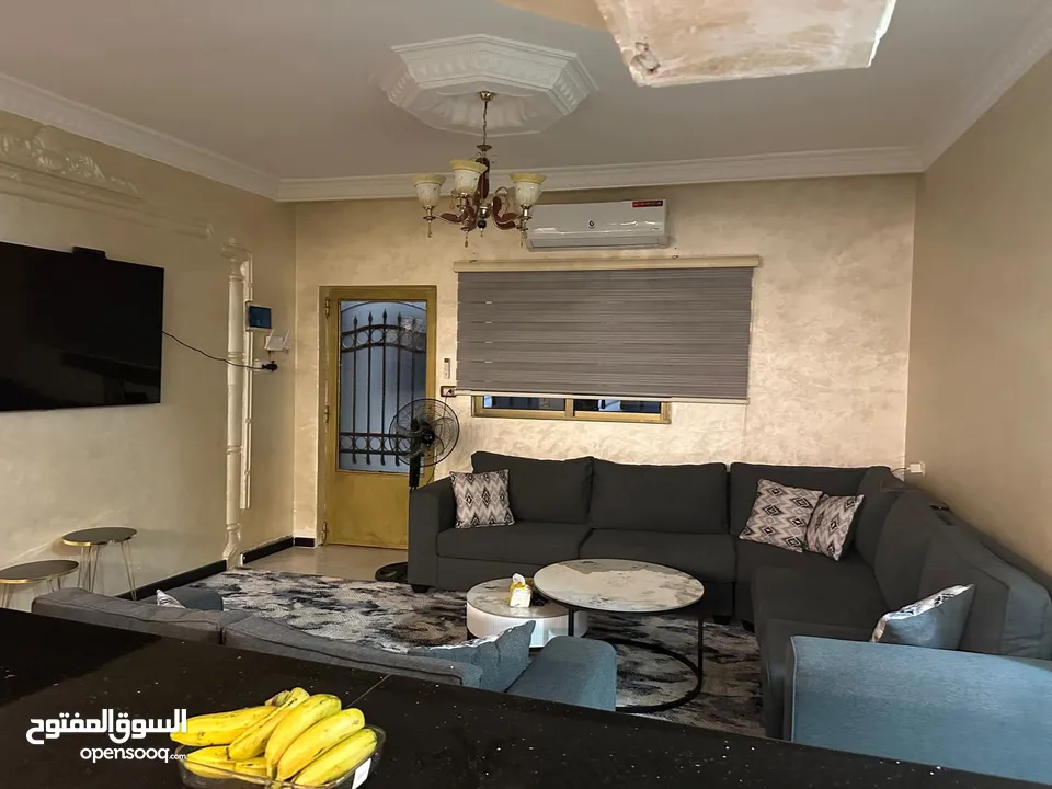 بيت سوبر ديلوكس بالزرقاء الجديدة جبل المغير  مفروش كامل للإيجار اليومي والاسبوعي والشهري