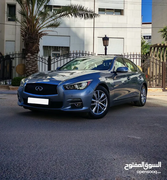 إنفنتي Q50 موديل 2017 ، وارد شركة محرك 2.0 تيربو 211 حصان جير أوتوماتيك 7