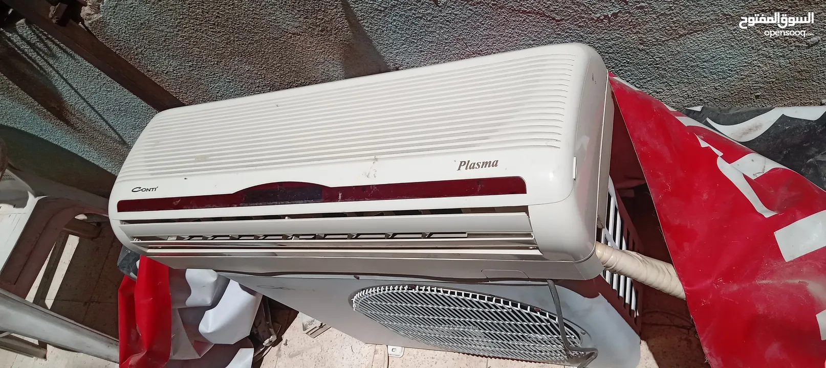 مكيف طن كونتي بلازما بحاله ممتازه