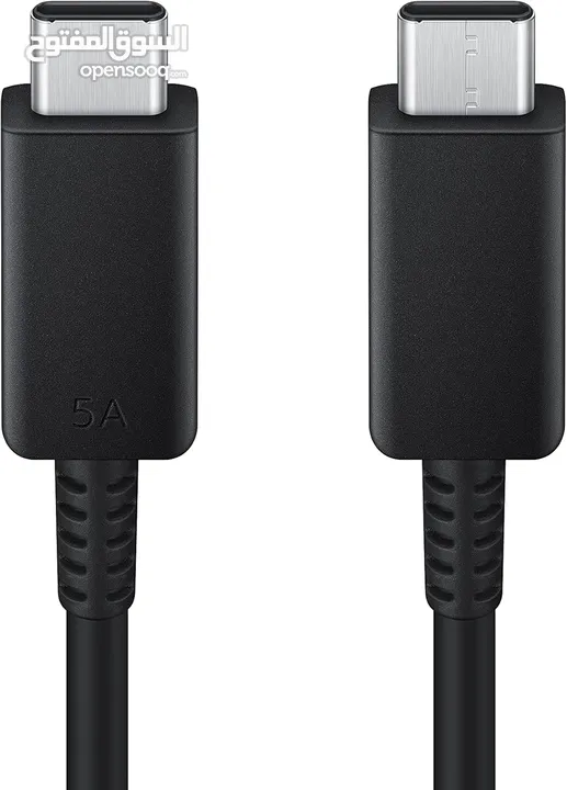 سامسونج كابل نوع سي الى نوع سي بطول 1.8 متر (5 امبير)  Samsung Type-C to Type-C 1.8m Cable (5A)