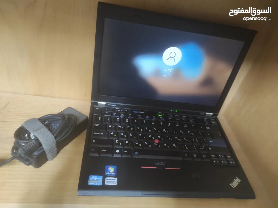 لابتوب لينوفو thinkpad كور i5 شغال مية المية فقط 250 شيكل