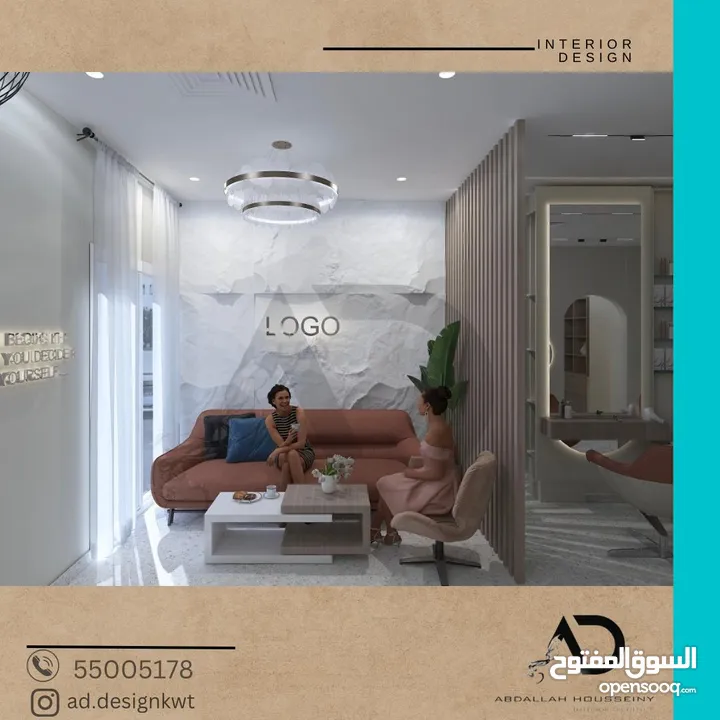 تصميم وتنفيذ وتشطيب ديكورات داخلية وبوث معارض ( المشاريع السكنية والتجارية) تسليم مفتاح م. ديكور