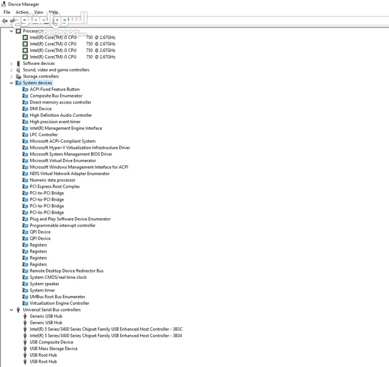 جهاز كمبيوتر Core i5 بدون شاشة
