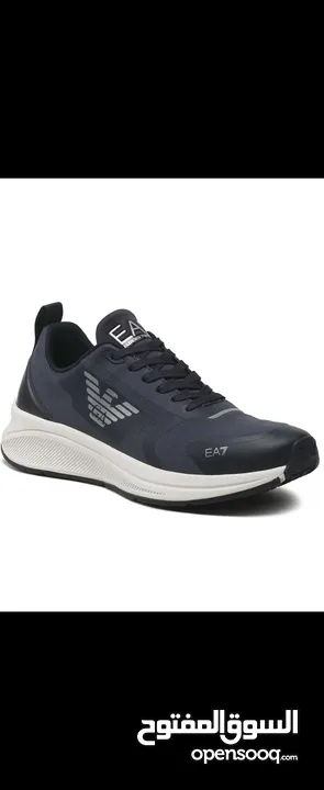 EA7 EMPORIO ARMANI NAVY BLUE SILVER SNEAKERS 40